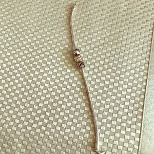 Original Pandora lobster claw bracelet & charms